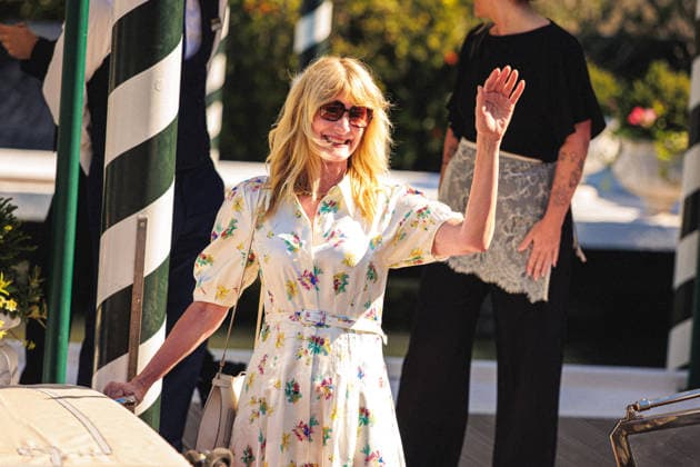 September 3, 2026, Venice, Italy: American actress Laura Dern is seen at the Darsena Excelsior after the Golden Lion for Lifetime Achievement ceremony honoring George Clooney during the 83rd Venice International Film Festival in Venice, Italy. Venice Italy - ZUMAs197 20260903_aaa_s197_217 Copyright: xMarcoxBaradax