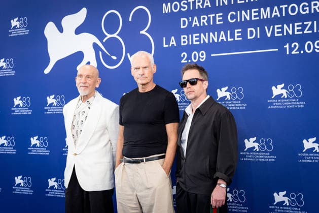 Wild Horse Nine photocall during the 83rd Venice International Film Festival in Venice, Italy on 03 September 2026. John Malkovich, Martin McDonagh, and Sam Rockwell attend the Wild Horse Nine photocall during the 83rd Venice International Film Festival in Venice, Italy on 03 September 2026., Credit:Stefano Costantino TTL Stefano Costantino Avalon Italy, Venice  Copyright: xStefanoxCostantinoxTTLx xStefanoxCostantinox xAvalonx 1130438071