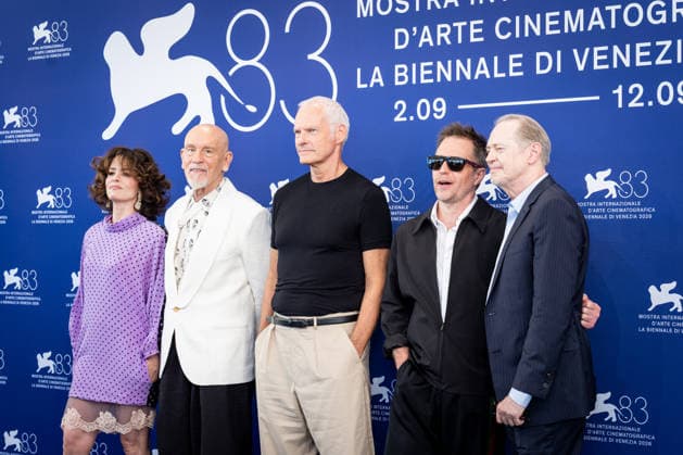 Wild Horse Nine photocall during the 83rd Venice International Film Festival in Venice, Italy on 03 September 2026. Parker Posey, John Malkovich, Martin McDonagh, Sam Rockwell and Steve Buscemi attend the Wild Horse Nine photocall during the 83rd Venice International Film Festival in Venice, Italy on 03 September 2026., Credit:Stefano Costantino TTL Stefano Costantino Avalon Italy, Venice  Copyright: xStefanoxCostantinoxTTLx xStefanoxCostantinox xAvalonx 1130438078