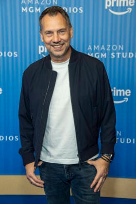 ABB PRIMEPK Sebastian Fitzek appears on the blue carpet at the Prime Video Presents 2026 media press line at Kino International on September 3, 2026, in Berlin, Germany