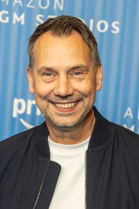 ABB PRIMEPK Sebastian Fitzek appears on the blue carpet at the Prime Video Presents 2026 media press line at Kino International on September 3, 2026, in Berlin, Germany