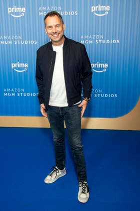 ABB PRIMEPK Sebastian Fitzek appears on the blue carpet at the Prime Video Presents 2026 media press line at Kino International on September 3, 2026, in Berlin, Germany
