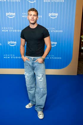 ABB PRIMEPK s Ben Felipe appears on the blue carpet at the Prime Video Presents 2026 media press line at Kino International on September 3, 2026, in Berlin, Germany