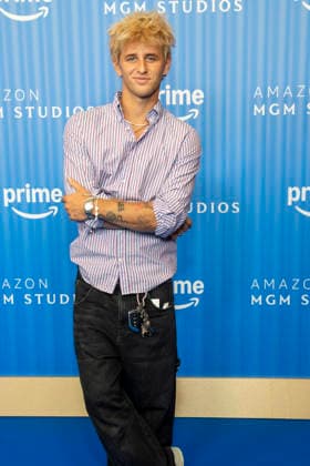 ABB PRIMEPK Theo Carow as a guest on the blue carpet at the Prime Video Presents 2026 media press line at Kino International on September 3, 2026, in Berlin, Germany