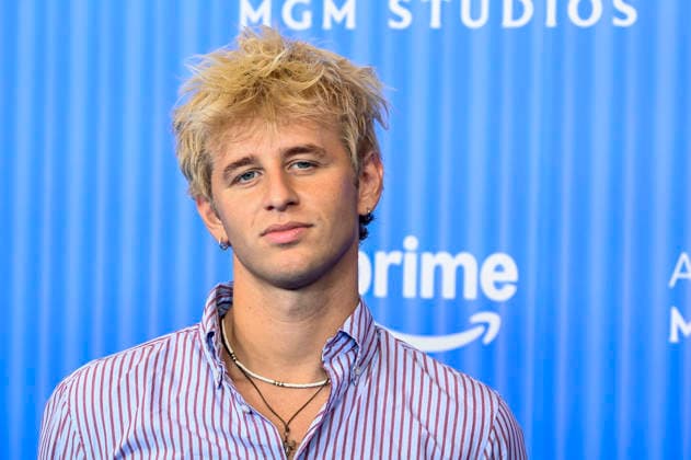 ABB PRIMEPK Theo Carow appears on the blue carpet at the Media Press Line for Prime Video Presents 2026 at Kino International on September 3, 2026, in Berlin, Germany