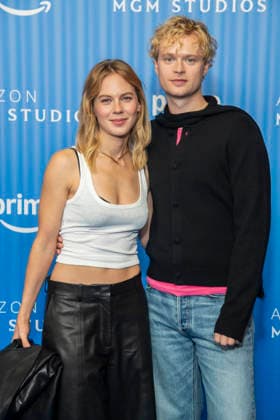 ABB PRIMEPK s Alicia von Rittberg and Edvin Endre appeared on the blue carpet at the Prime Video Presents 2026 media press line at Kino International on September 3, 2026, in Berlin, Germany