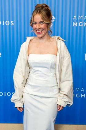 ABB PRIMEPK s Paula Kalenberg appears on the blue carpet at the Prime Video Presents 2026 Media Press Line at the Kino International on September 3, 2026, in Berlin, Germany
