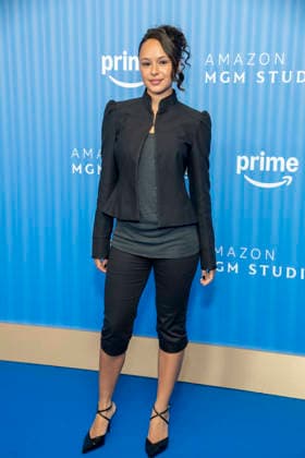 ABB PRIMEPK s Zoe Fuermann appears on the blue carpet at the Prime Video Presents 2026 media press line at Kino International on September 3, 2026, in Berlin, Germany