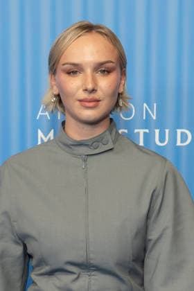 ABB PRIMEPK s Jule Hermann appeared on the blue carpet at the Prime Video Presents 2026 media press line at the Kino International on September 3, 2026, in Berlin, Germany