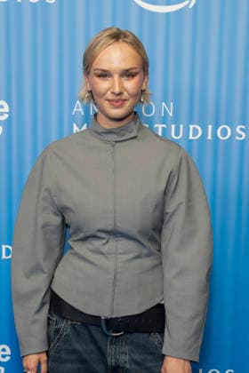 ABB PRIMEPK s Jule Hermann appeared on the blue carpet at the Prime Video Presents 2026 media press line at the Kino International on September 3, 2026, in Berlin, Germany