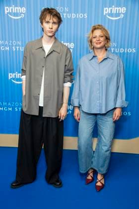 ABB PRIMEPK s Yoran Leicher and Joerdis Triebel appeared on the blue carpet at the Prime Video Presents 2026 media press line at Kino International on September 3, 2026, in Berlin, Germany