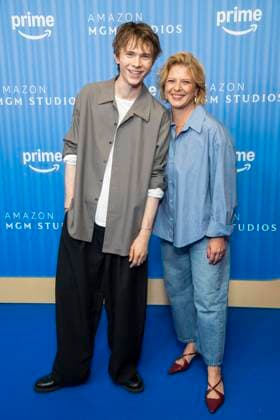 ABB PRIMEPK s Yoran Leicher and Joerdis Triebel appeared on the blue carpet at the Prime Video Presents 2026 media press line at Kino International on September 3, 2026, in Berlin, Germany