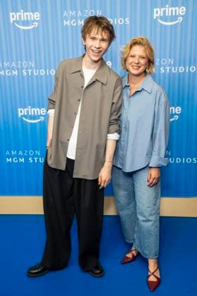 ABB PRIMEPK s Yoran Leicher and Joerdis Triebel appeared on the blue carpet at the Prime Video Presents 2026 media press line at Kino International on September 3, 2026, in Berlin, Germany