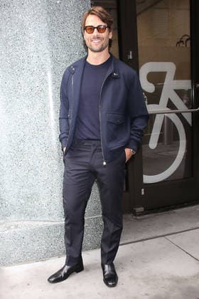 NEW YORK, NY SEPTEMBER 3: Glen Powell seen at Good Morning America on September 3, 2026 in New York City. Copyright: xRWx