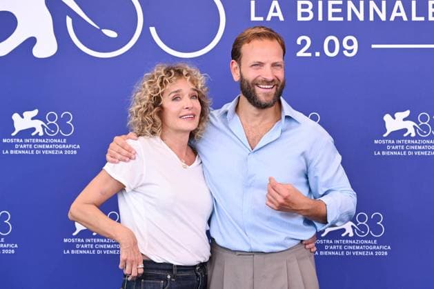 September 3, 2026, Venice, Rome, Italy: Valeria Golino and Alessandro Borghi during the photocall for the film Nessun Dolore, 83rd Venice International Film Festival, Venice, September 3, 2026 Venice Italy  - ZUMAa289 20260903_zia_a289_269 Copyright: xMlax xAgfx