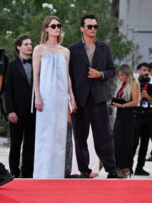 IPA88077461 - Venice, 83rd Venice International Film Festival 2026 - Night 2 - Red Carpet for the film *WILD HORSE NINE*. Pictured: Mackenzie Davis, Rupert Friend  Copyright: xSimonexComix xPoolxPhotoxEventsx08x 88077461