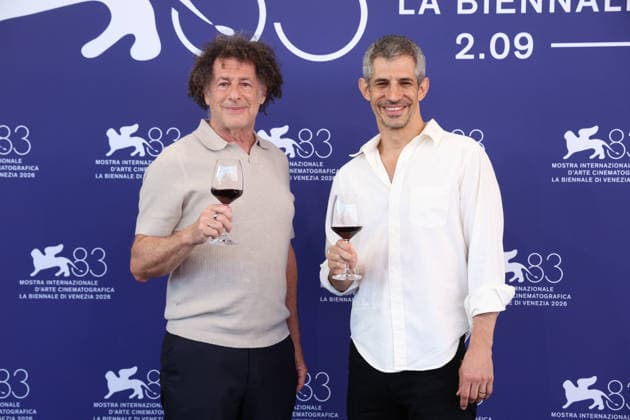 September 3, 2026, Venice, Italy: Gregory Kershaw and Michael Dweck pose at the Burgundy photocall during the 83rd Venice International Film Festival at Palazzo del Cinema on the Lido in Venice, Italy, on 03 September 2026. Photo: Venice Italy - ZUMAm179 20260903_zep_m179_033 Copyright: xAlecxMichaelx