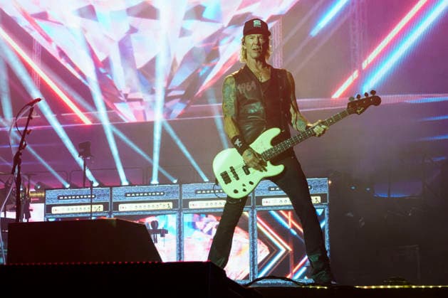 September 3, 2026, San Diego, California, USA: Duff McKagan of the rock band Guns N Roses performs onstage at Snapdragon Stadium during the their 2026 World Tour. San Diego USA  - ZUMAa97_ 20260903_zaf_a97_007 Copyright: xK.C.xAlfredx