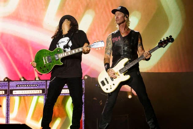 September 3, 2026, San Diego, California, USA: Slash and Duff McKagan of the rock band Guns N Roses perform onstage at Snapdragon Stadium during the their 2026 World Tour. San Diego USA  - ZUMAa97_ 20260903_zaf_a97_025 Copyright: xK.C.xAlfredx