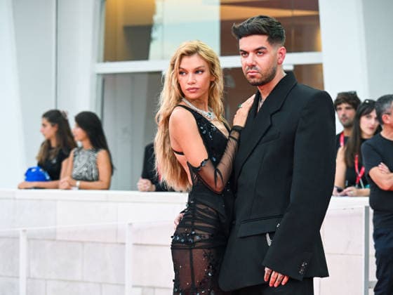 IPA88079005 - Venice, 83rd Venice International Film Festival 2026 - Night 2 - Red Carpet for the film *WILD HORSE NINE* - Pictured: Anyma and Stella Maxwell  Copyright: xManuelexMangiarottix xPoolxPhotoxEventsx08x 88079005