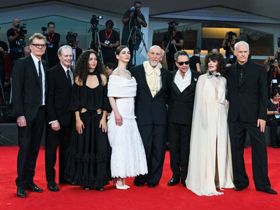 IPA88079377 - Venice, 83rd Venice International Film Festival 2026 - Night 2 - Red Carpet for the film *WILD HORSE NINE* - Pictured: the film s cast  Copyright: xManuelexMangiarottix xPoolxPhotoxEventsx08x 88079377