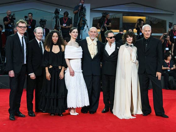 IPA88079374 - Venice, 83rd Venice International Film Festival 2026 - Night 2 - Red Carpet for the film *WILD HORSE NINE* - Pictured: the film s cast  Copyright: xManuelexMangiarottix xPoolxPhotoxEventsx08x 88079374