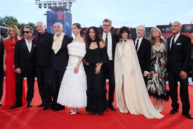 Dana Walden, Sam Rockwell, Martin McDonagh, John Malkovich, Mariana Di Girolamo, Ailin Salas, Graham Broadbent, Parker Posey, Steve Buscemi, Anita Overland, and Daniel Frigo at the premiere of the feature film *Wild Horse Nine* at the 2023 Venice Biennale—the 83rd Venice International Film Festival—at the Palazzo del Cinema in Venice, September 3, 2026 Foto:xD.xBedrosianx xFuturexImagex wild_6992