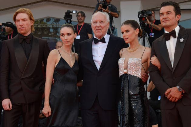 83rd Venice Film Festival 83rd Venice Mostra Venice International Film Festival Bucking Fastard Premiere Domhnall Gleeson, Orlando Bloom, Rooney Mara, Kate Mara, and Director Werner Herzog attend the Bucking Fastard premiere. Photos by Thomas Bohlen. Starface 459372 2026 09 03 Venice, Italy  Copyright: xThomasxBohlenx STAR_459372_072