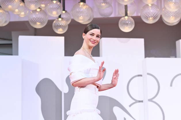 September 3, 2026, Venice, Rome, Italy: Mariana di Girolamo on the red carpet for the film Wild Horse Nine, 83rd Venice International Film Festival, Venice, September 3, 2026 Venice Italy  - ZUMAa289 20260903_zia_a289_377 Copyright: xMlax xAgfx