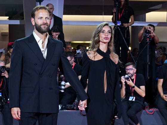 IPA88081721 - Venice, 83rd Venice International Film Festival 2026 - Night 2 - Red Carpet for the film *Nessun Dolore* - Pictured: ALESSANDRO BORGHI, IRENE FORTI  Copyright: xManuelexMangiarottix xPoolxPhotoxEventsx08x 88081721