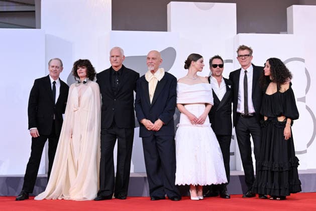 September 3, 2026, Venice, Rome, Italy: Graham Broadbent, Steve Buscemi, Ailâoe¡n Salas, Mariana Di Girolamo, John Malkovich, Sam Rockwell, Parker Posey and Martin McDonagh during the red carpet of the film Wild Horse Nine , 83rd Venice International Film Festival, Venice, 03 09 2026 Venice Italy - ZUMAa289 20260903_zia_a289_425 Copyright: xMlax xAgfx