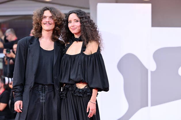 September 3, 2026, Venice, Rome, Italy: Rocco Posca and AilÃ¢oeÃ‚Â¡n Salas on the red carpet for the film Wild Horse Nine , 83rd Venice International Film Festival, Venice, 03 09 2026 Venice Italy  - ZUMAa289 20260903_zia_a289_430 Copyright: xMlax xAgfx