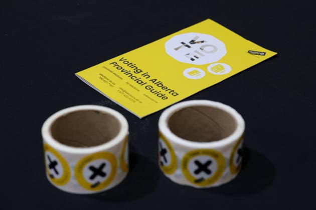 September 3, 2026, Edmonton, On, Canada: Materials to be used for the 2026 Alberta Referendum in Edmonton, Alta., on Thursday, Sept. 3, 2026. Edmonton Canada  - ZUMAc35_ 20260903_zaf_c35_127 Copyright: xJamesxMaclennanx
