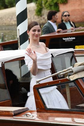 IPA88079233 - Venice: Celebrities spotted at the Hotel Excelsior on the second day of the Film Festival; pictured is Mariana Di Girolamo  Copyright: xFRANCESCAxVIECELIx xFrancescaxViecelix 88079233
