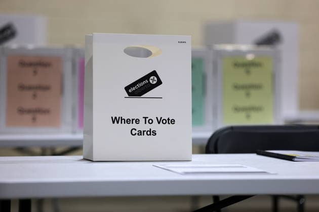 September 3, 2026, Edmonton, On, Canada: Voter ballot box to be used for the 2026 Alberta Referendum in Edmonton, Alta., on Thursday, Sept. 3, 2026. Edmonton Canada  - ZUMAc35_ 20260903_zaf_c35_132 Copyright: xJamesxMaclennanx