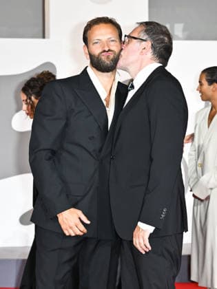 IPA88083636 - Venice, 83rd Venice International Film Festival 2026 - Night 2 - Red Carpet for the film Nessun Dolore. Pictured: Alessandro Borghi, Valerio Mastandrea  Copyright: xSimonexComix xPoolxPhotoxEventsx08x 88083636