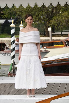 IPA88079244 - Venice: Celebrities spotted at the Hotel Excelsior on the second day of the Venice Film Festival; pictured is Mariana Di Girolamo  Copyright: xFRANCESCAxVIECELIx xFrancescaxViecelix 88079244