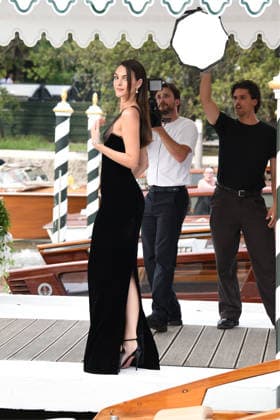 IPA88079286 - Venice: Celebrities spotted at the Hotel Excelsior on the second day of the Film Festival; pictured is Vittoria Ceretti  Copyright: xFRANCESCAxVIECELIx xFrancescaxViecelix 88079286