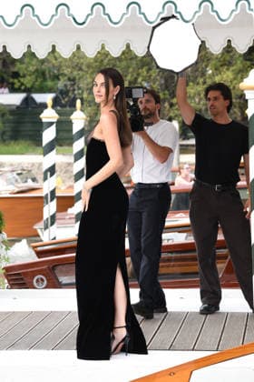 IPA88079292 - Venice: Celebrities spotted at the Hotel Excelsior on the second day of the Venice Film Festival; pictured is Vittoria Ceretti  Copyright: xFRANCESCAxVIECELIx xFrancescaxViecelix 88079292