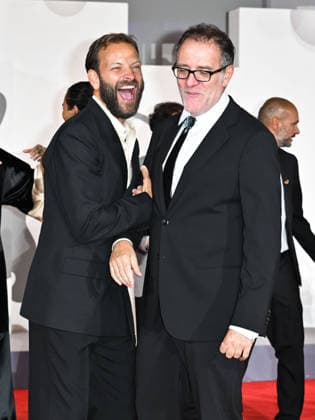 IPA88083641 - Venice, 83rd Venice International Film Festival 2026 - Night 2 - Red Carpet for the film Nessun Dolore. Pictured: Alessandro Borghi, Valerio Mastandrea  Copyright: xSimonexComix xPoolxPhotoxEventsx08x 88083641