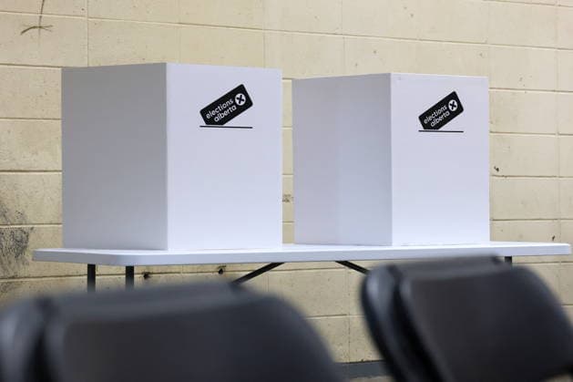 September 3, 2026, Edmonton, On, Canada: Voter ballot boxes to be used for the 2026 Alberta Referendum in Edmonton, Alta., on Thursday, Sept. 3, 2026. Edmonton Canada  - ZUMAc35_ 20260903_zaf_c35_133 Copyright: xJamesxMaclennanx