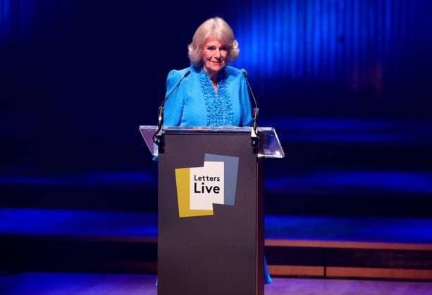 Queen Camilla Takes Part In Letters Live 2026 LONDON, ENGLAND - SEPTEMBER 03: Queen Camilla reads onstage during Letters Live 2026 at The Royal Festival Hall on September 03, 2026 in London, England., Credit:Chris Jackson PA ROTA - B68 Avalon United Kingdom, England, London, The Royal Festival Hall  Copyright: xChrisxJacksonx xPAxROTAx-xB68x xAvalonx 1130491557