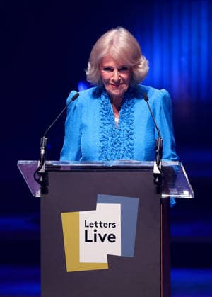 Queen Camilla Takes Part In Letters Live 2026 LONDON, ENGLAND - SEPTEMBER 03: Queen Camilla reads onstage during Letters Live 2026 at The Royal Festival Hall on September 03, 2026 in London, England., Credit:Chris Jackson PA ROTA - B68 Avalon United Kingdom, England, London, The Royal Festival Hall  Copyright: xChrisxJacksonx xPAxROTAx-xB68x xAvalonx 1130491626