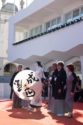Bucking Fastard Screening - The 83rd Venice International Film Festival Danjuro Ichikawa and director Takashi Miike attend the Bucking Fastard Screening during the 83rd Venice International Film Festival at Sala Grande on September 03, 2026 in Venice, Italy.  Copyright: xKazukoxWakayamax