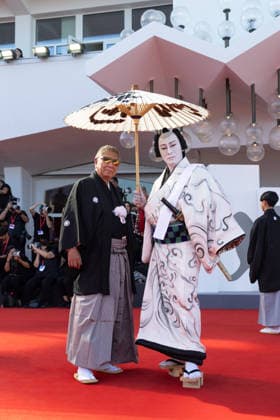 Bucking Fastard Screening - The 83rd Venice International Film Festival ( L to R) Director Takashi Miike, Kabuki actor Danjuro Ichikawa attend the Bucking Fastard Screening during the 83rd Venice International Film Festival at Sala Grande on September 03, 2026 in Venice, Italy.  Copyright: xKazukoxWakayamax