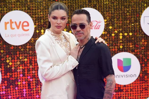 Marc Anthony and Nadia Ferreira attend the Premios Juventud Awards 2026 at Starlite Auditorium on September 03, 2026 in Marbella, Spain Cordon Press 