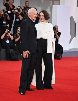 Red Carpet of the cast of the film Wild Horse Nine Red Carpet of the cast of the film Wild Horse Nine at the 83rd Venice International Film Festival. 03 Sep 2026 Pictured: Martin McDonagh and Phoebe Waller.  Copyright: xThexMegaxAgencyxMEGAx