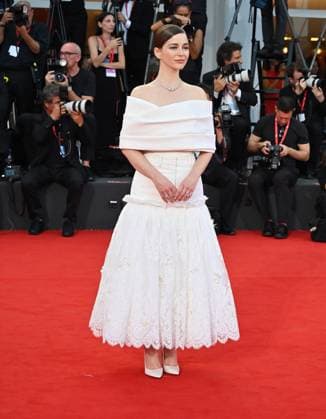 Red Carpet of the cast of the film Wild Horse Nine Red Carpet of the cast of the film Wild Horse Nine at the 83rd Venice International Film Festival. 03 Sep 2026 Pictured: Mariana Di Girolamo.  Copyright: xThexMegaxAgencyxMEGAx