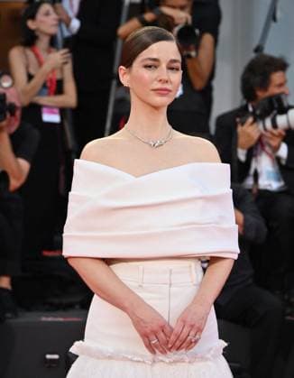 Red Carpet of the cast of the film Wild Horse Nine Red Carpet of the cast of the film Wild Horse Nine at the 83rd Venice International Film Festival. 03 Sep 2026 Pictured: Mariana Di Girolamo.  Copyright: xThexMegaxAgencyxMEGAx