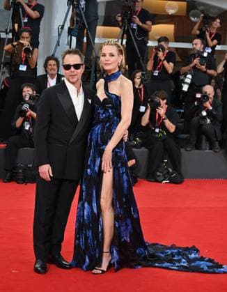 Red Carpet of the cast of the film Wild Horse Nine Red Carpet of the cast of the film Wild Horse Nine at the 83rd Venice International Film Festival. 03 Sep 2026 Pictured: Sam Rockwell and Leslie Bibb.  Copyright: xThexMegaxAgencyxMEGAx